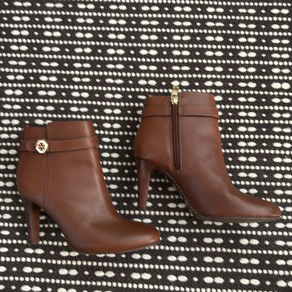 Tory Burch Brown Ankle Boots